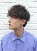 MEN'S HAIR/束感ショート/コンマヘア/ツーブロックマッシュ