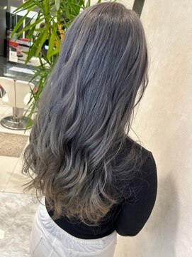 アース 浜松志都呂店(HAIR&MAKE EARTH) ホワイトシルバー×グラデーション