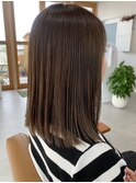 切りっぱなしボブ