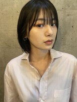 ガーランド (Garland)&nbsp;大人ボブ/マチルダボブ/切りっぱなし/ピンクベージュ/卵型/前髪