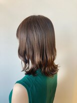 ヘアープロデュース ラピセット 松山(Lapset) 透明感♪髪質改善カラー小顔艶感ミディミルクティーベージュ