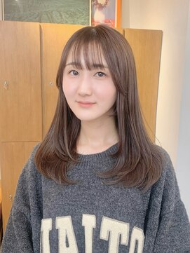 エニエンメイクス 立川(ENIEN MAKE'S) 簡単スタイリング/ブリーチなしカラー/ピンクベージュ/艶髪Aujua