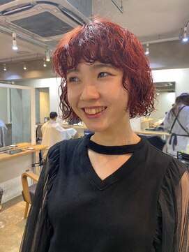 ソイ 下北沢(soi) オレンジボブパーマ