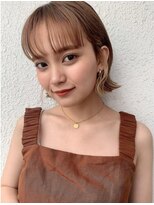 プアメリア 名古屋(Puamelia)&nbsp;レイヤーケアブリーチダブルカラーボブ_4221