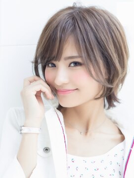 ブロッサム 東久留米店(Blossom) 20代30代大人可愛い小顔ショート丸みボブウルフカット