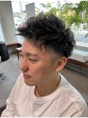 アップバングショート 京都 桂