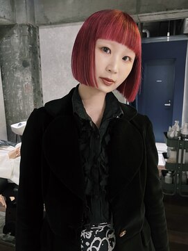 クペウ アエレ(cope'u aele) ボブ/ダブルカラー/ケアブリーチ/ブロンド/梅田/大阪