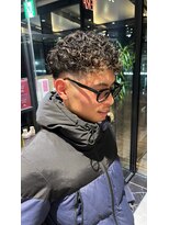 リタ(LITA) 波巻きスパイラルパーマメンズマッシュパーマツイスト パーマ