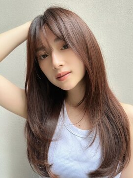 ハオ(hao) 【hao渋谷】ラフレイヤー×オリーブブラウン