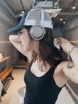 ソイリウム 下北沢(soi rium)&nbsp;ミディアムヘア_レイヤー_オリーブベージュ