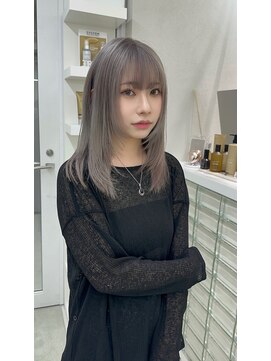 ガガ 心斎橋(GAGA) 韓国/ハイトーンカラー/ワンホンヘア/レイヤーカット/髪質改善