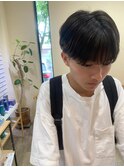 ビジネスカジュアル20代30代◎韓流ナチュラル×黒髪マッシュ
