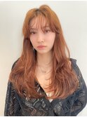 2wayバング シースルーバング ロングレイヤー ハイレイヤー