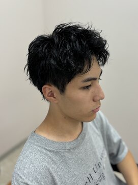 ヘーゼル 博多(HAZEL.) ミディアムスパイキーショートニュアンスパーマ