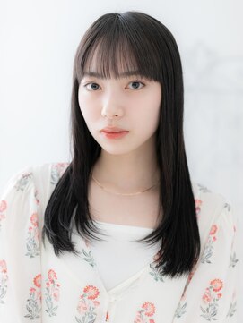 フィーユ 郡山安積店(FEYU) 黒髪/ボブルフ/ネビージュ/小顔/ワンレン/髪質改善/前髪/郡山40