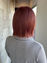 ミルヘアデザイン(mil hair design)&nbsp;ピンクブラウン　艶髪　髪質改善　韓国風　顔まわり　顔周り