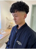 プードルパーマ　フェード