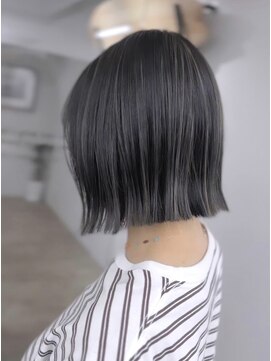 モアナ バイ ヘッドライト 川口店(Moana by HEADLIGHT) Moana【川口】#ダークグレージュ#切りっぱなしボブ#小顔ヘア