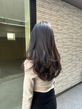 アオ ミナミアオヤマ(Ao. minami aoyama) 似合わせレイヤー／顔周りレイヤー/レイヤー/ロングレイヤー