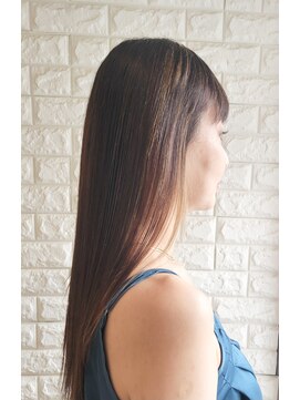 松本平太郎美容室 国立店 ロングストレート×ファイバープレックス縮毛矯正