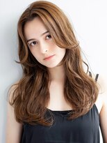 コアブラン 原宿 明治神宮前(CORE blanc) ブリーチ無しダブルカラー／アッシュベージュ／レイヤーカット