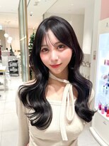 韓国レイヤーカット×透明感グレージュ