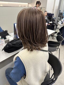 クレア 上大岡(CREA) ハイライトバレイヤージュダブルカラーケアブリーチ30代40代50代