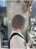 福岡 ブリーチ ベージュ グレージュ ダブルカラー ハイライト