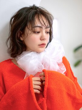 ファルベ(Farbe) ミディアムヘア/暗めカラー/グランマッシュ/デザインカラー