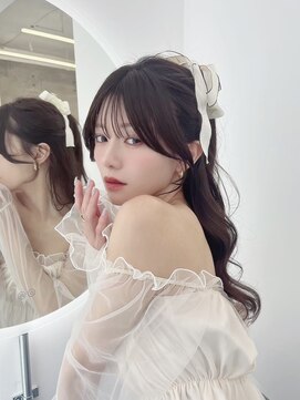 フォンズ(FONS) 透明感ダークショコラグレージュ/顔周りカット/韓国ヘア/表参道