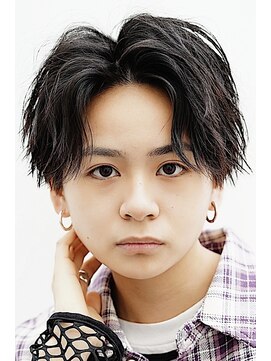 ゼンコー アオヤマ(ZENKO Aoyama) メンズカット波巻きパーマツイスパシャドウフェザー