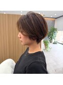 【大嶋】前髪長めの大人ショート