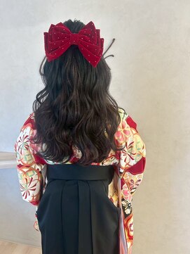 卒業式/アレンジ/ヘアセット/着付け/着物/ヘアアレンジ