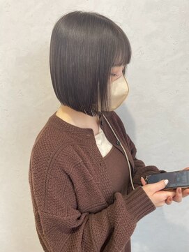 美髪＊グレージュボブ＊髪質改善TR＊Zina Maison札幌
