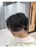 【センターパートツイスパ】
