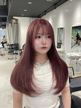 ゼスト アイヴィ(ZEST Ivy) 【金丸紗羽佳】ピンクベージュ/顔周りレイヤー