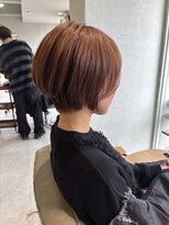 コード 四条河原町駅店(CHORD) ショートボブ/京都河原町/ブラウン/髪質改善/骨格矯正カット