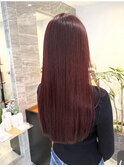 明るめベースから作るボルドーカラー