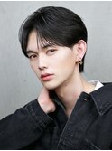 シースルーコンマバング　ニュアンスパーマ