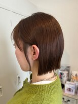 ロッカヘアエジェ(ROCCA hair eje.)&nbsp;暗めカラータイト＆ツヤボブ