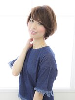 ティーノ(TINO by ganesha)&nbsp;ノーセットでも決まる！アンニュイショートボブ