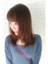 テラスヘア 新潟駅南(TERRACE hair)&nbsp;ウォームブラウン ミディ