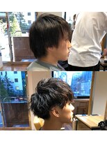 ネイビー(NAVY)&nbsp;お客様スタイル☆ねじりスパイラルでボリュームUP☆