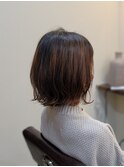 ナチュラル切りっぱボブ