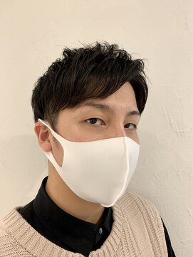 美容室 スタジアム(Stadium) メンズ　アシメアップバング　ツーブロック