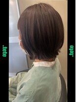 テテ(.tete)&nbsp;外ハネ×くびれカジュアルボブ