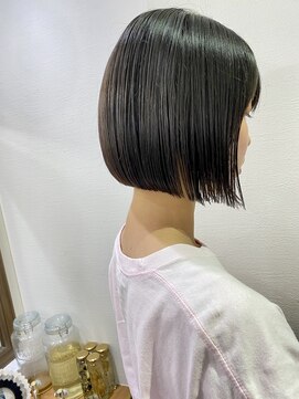 ロンドポレール 北千住(Lond polaire) 【航治郎】美人ボブ/ペールベージュ/外ハネボブ