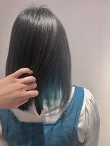 ネオヘアー 曳舟店(NEO Hair)&nbsp;インナーカラー/ターコイズブルー