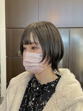 アールトゥーヘアー(art To Hair) ウルフボブ/マットグレージュ/マットカラー