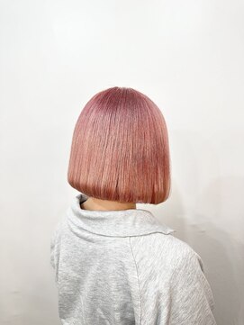 ルヴェルヘアー(Revel hair) ペールピンクカラー☆